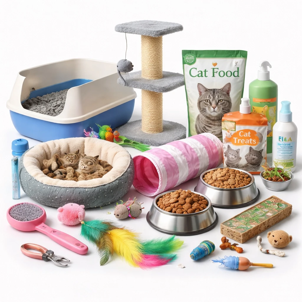 مستلزمات القطط